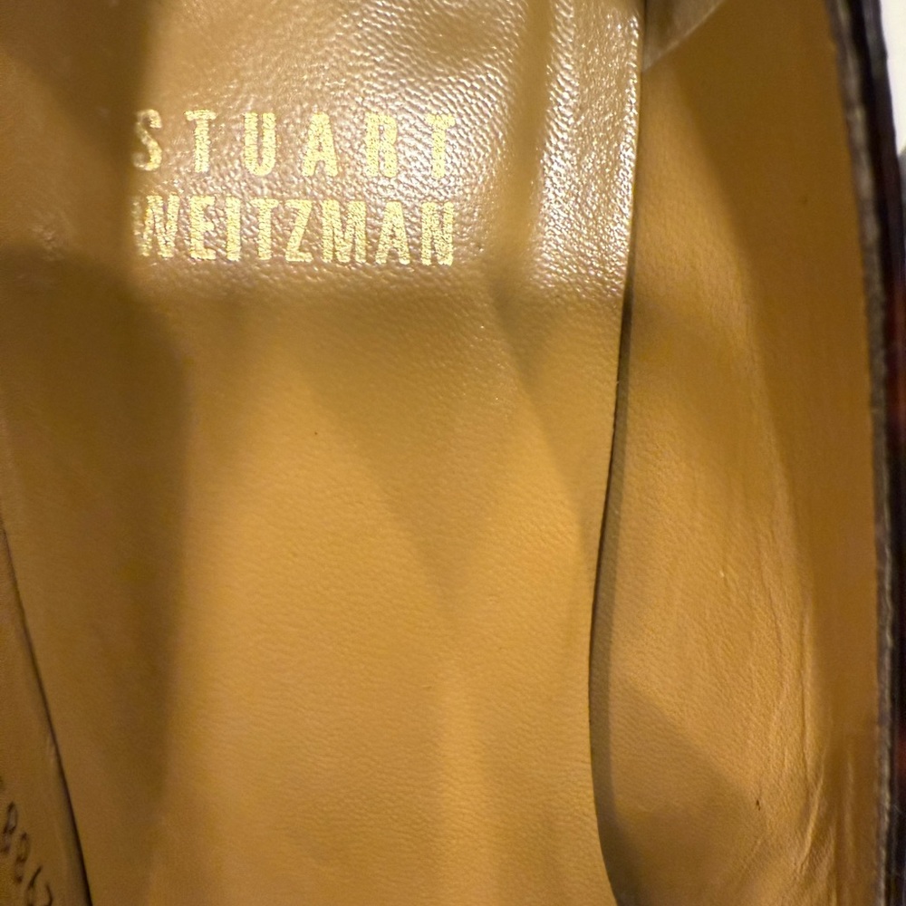 EUC Stuart Weitzman Patent Tortoise Shell Heels (size 7.5) - Picture 6 of 11